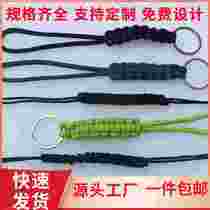 Mobile phone woven lanyard nylon hanging neck pendant handmade product lanyard anti-lost lanyard