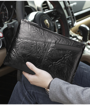 Special Cabinet 2022 Handbags Mens Genuine Leather Fashion Mens Hands With Bau Leather Large Capacity Hand Grip Envelopes Bag Casual