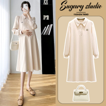 Pregnant women spring dress cover belly fashion suit 2023 new tops girl spring and autumn clothes