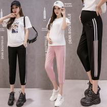 Short subsummer pregnant woman pants big code casual 100 lap 150cm outwear net red sports 70% bunches of pants 7