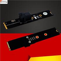 Riser Card M 2 Module MiniSAS HD SFF-864 6Pin Connector to