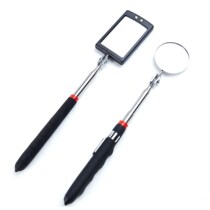 Universal folding telescopic reflector with lamp size No. detection mirror car repair steam repair mirror car bottom check