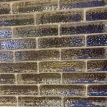 Glass brick partition wall transparent square colored crystal brick honeycomb hot melt brick solid villa bedroom background wall