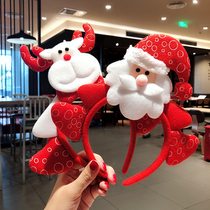 Christmas Hair Hoop Elk Deer Hair Card Christmas Clip Hair Accessories Cat Ears Small Deer Corner head Fairy Son Ensemble Superfairy