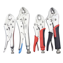 Multi-function woodworking crimping round mouth forceps Universal pliers Quick clip fixed clamping pliers tools