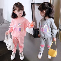 Female baby suit foreign autumn baby toddler clothes spring and autumn 1-3 years old 0 childrens clothing 2 childrens girls autumn clothes