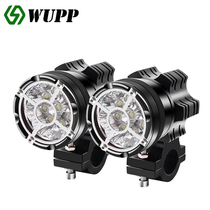 WUPP motorcycle spotlights street lights super bright strong lights a pair of external LED lights for motorcycles open lights