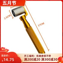 Post-special wall paper roller seam with bearing roller wallpaper construction wheel stainless steel press pressure wheel tool press with shallow grain