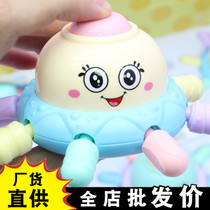 Baby baby Q cute hand grabbing soft glue small octopus pinch called molar toy new tooth gum 0-12 months