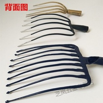 Big grass fork iron fork multi-strand fork manure fork digging ground fork agricultural fork four-tooth five-tooth fork agricultural tool fork iron