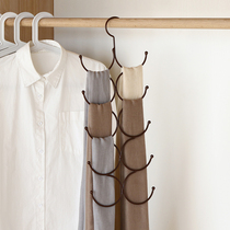 Multi-function hanging scarf rack Household storage artifact Tie silk scarf shelf Belt stockings hanger Ring ring hanger