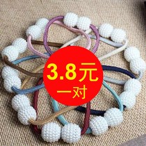Curtain magnet strap a pair of tie straps simple modern non-perforated curtain magnetic buckle rope creative rope