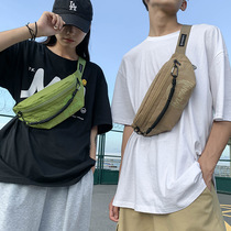 New chest bag mens tide brand ins messenger small bag fashion personality waist bag tide student mobile phone shoulder bag female