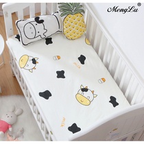 Customized baby mattress cover cotton breathable baby bed bed hat newborn bed sheets infant mattress cover protective cover
