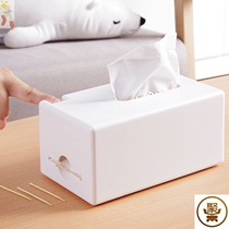 Two-in-one tissue box living room toothpick tube multifunctional napkin storage paper box dining table toothpick box