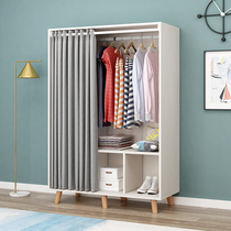 Wardrobe Household bedroom locker simple common clothes cabinet Children adult economical modern simple large storage cabinet