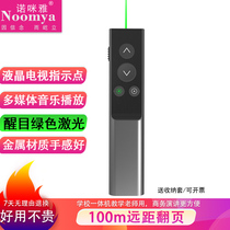 Nomiya G20 highlight green flip pen LED LCD screen projection pen Metal TV remote control pen Wedding host EMCEE treasure ppt Xiwo electronic whiteboard pen
