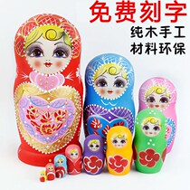 Kit Toys Girls Russia ten-story Condom Crafts Lovers Gift children Puzzle Wood Toys