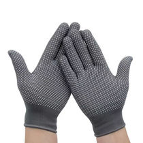 Nylon non-slip dispensing men and women driving spring and autumn thin section protective labor protection work breathable wear-resistant work gloves