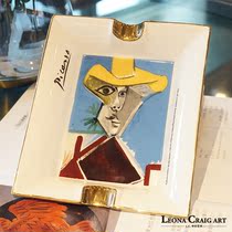 140 year anniversary of Picassos birth limited edition of cigar ashtray men bust a bust