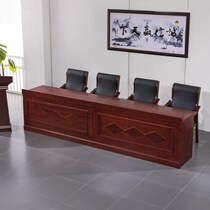 Conference table Combination Leadership table and chair Conference room Paint veneer Rostrum table Double podium Training table