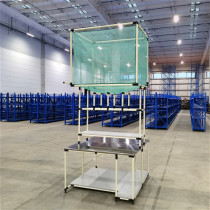 E-commerce single double packing table Warehouse work table Express product packaging table review table Wire rod frame customization