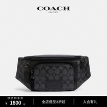 (Membership coupon) COACH Cocchi Ole Mens Bag classic logo TRACK purse strings