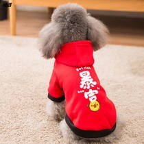 Little dog clothes Teddy cat pet spring and autumn clothes fight small puppies beakki Net red thin cute cute