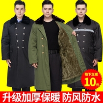 Northeast military cotton coat is just passing Xinjiang cotton super warm cold and cold-proof wind-proof long knee-length