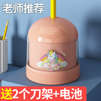 Automatic pencil sharpener Automatic pen sharpener Sketch pen sharpener Pencil sharpener Small childrens primary school students girls boys art students special first grade admission gift pack pen sharpener pencil sharpener