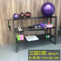 Gym storage rack Small equipment tools yoga rack shelf placement rack Private teaching storage rack placement and finishing
