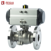  HGQ641F-25P 40P pneumatic national standard Chemical Department HG20592 stainless steel 304 316L flange ball valve