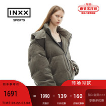 INXX SPORTS Winter Warm Loose Leisure Joker Large Pocket Design Short cotton-padded jacket Men and Women Same
