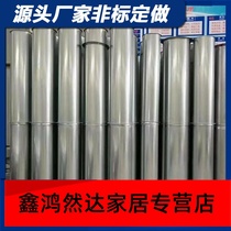 304 stainless steel welded pipe galvanized spiral pipe smoke exhaust dust removal ventilation pipe white iron sheet air pipe elbow tee
