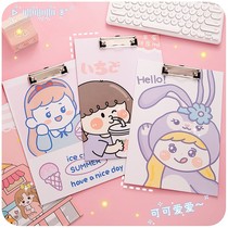 A4 document board clip paper student large exam book writing pad test paper data collection clip office stationery