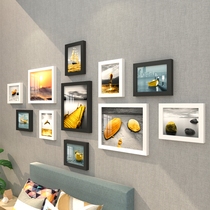 Photo wall decoration restaurant bedroom photo frame wall non-perforated Nordic personality creative hanging wall photo album combination Photo Wall