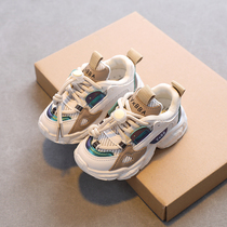 Childrens shoes girls sports shoes 2021 Spring and Autumn new boy baby father shoes small childrens net shoes breathable mesh