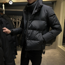 Cotton clothes mens winter New Korean version of the trend handsome cotton clothes thick clothes winter fashion brand short fashion cotton jacket
