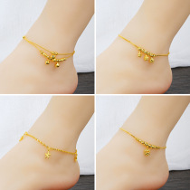 Chow Tai Fook Huanmei Vietnam pure gold placer first jewelry does not fade 999 palace bell antique gold 24k gold bell fashion