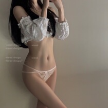 LA extremely simple lace * sexual apologetic low waist transparent European and American hollowed-out lace sexy unscarred triangular underpants