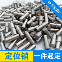 Stainless steel 304 large head spherical cone flat round head positioning column internal and external teeth thread with step pin customized nail