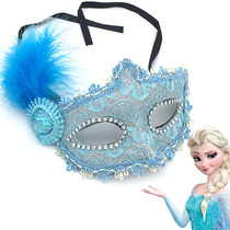 Frozen Princess Halloween Christmas New Year Party Masquerade Half Face Adult Girl Childrens Mask