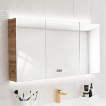 LED smart bathroom mirror cabinet Wall-mounted toilet toilet Toilet mirror with shelf with light mirror box