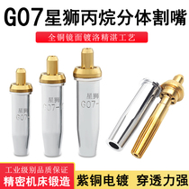 G07-30 100 300 split propane cutting nozzle stainless steel gas liquefied gas plum blossom cutting gun cutting torch
