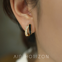 AIR-HORIZON Light Extravagant Earrings Woman Fashion Ear Rings Zircon Nails New Unique Superior High Sense Niche Ear Accessories
