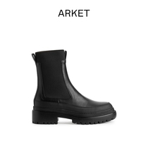 ARKET womens leather thick-soled booties Chelsea boots 2021 summer new product 0833860