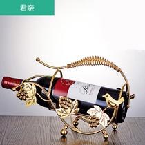 Red wine rack ornaments modern simple household commercial European creative wine rack wine rack display rack wine bottle shelf
