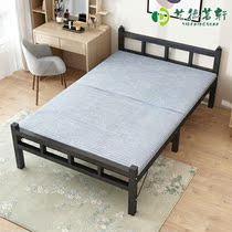 Folding beds that do not take up space during the New Year. Household adults are strong and durable. Simple beds rent 90cm single beds.