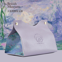 British Museum Cultural and Creative Museum series creative tissue box desktop storage light luxury retro European gifts