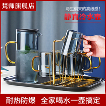 Vatican Cold Kettle Glass High Temperature Cold Cup Glass Kettle Large Capacity Cold Kettle Household Kettle Cup Set